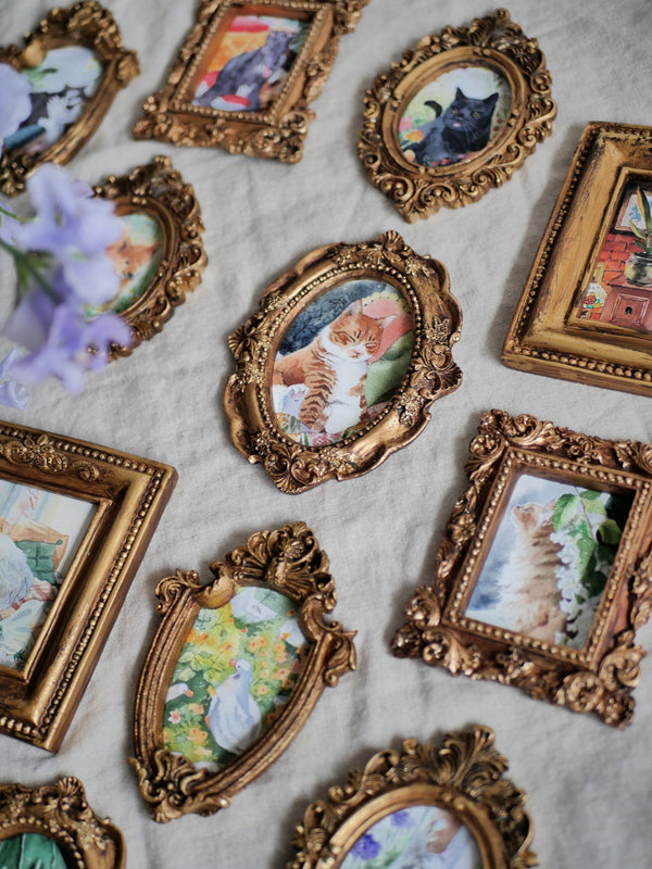 Mini vintage framed art