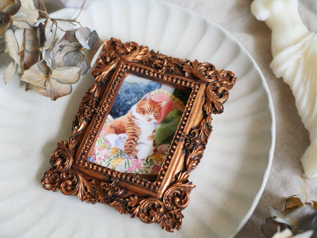 Fat lord | Vintage mini framed art