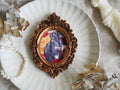 Vintage mini framed art | greyhound
