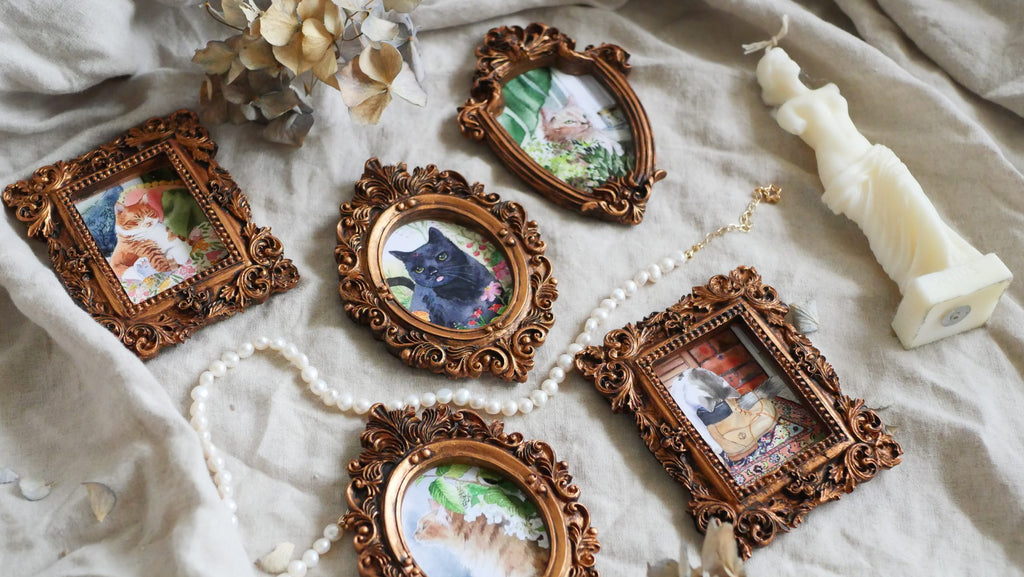 Fat lord | Vintage mini framed art