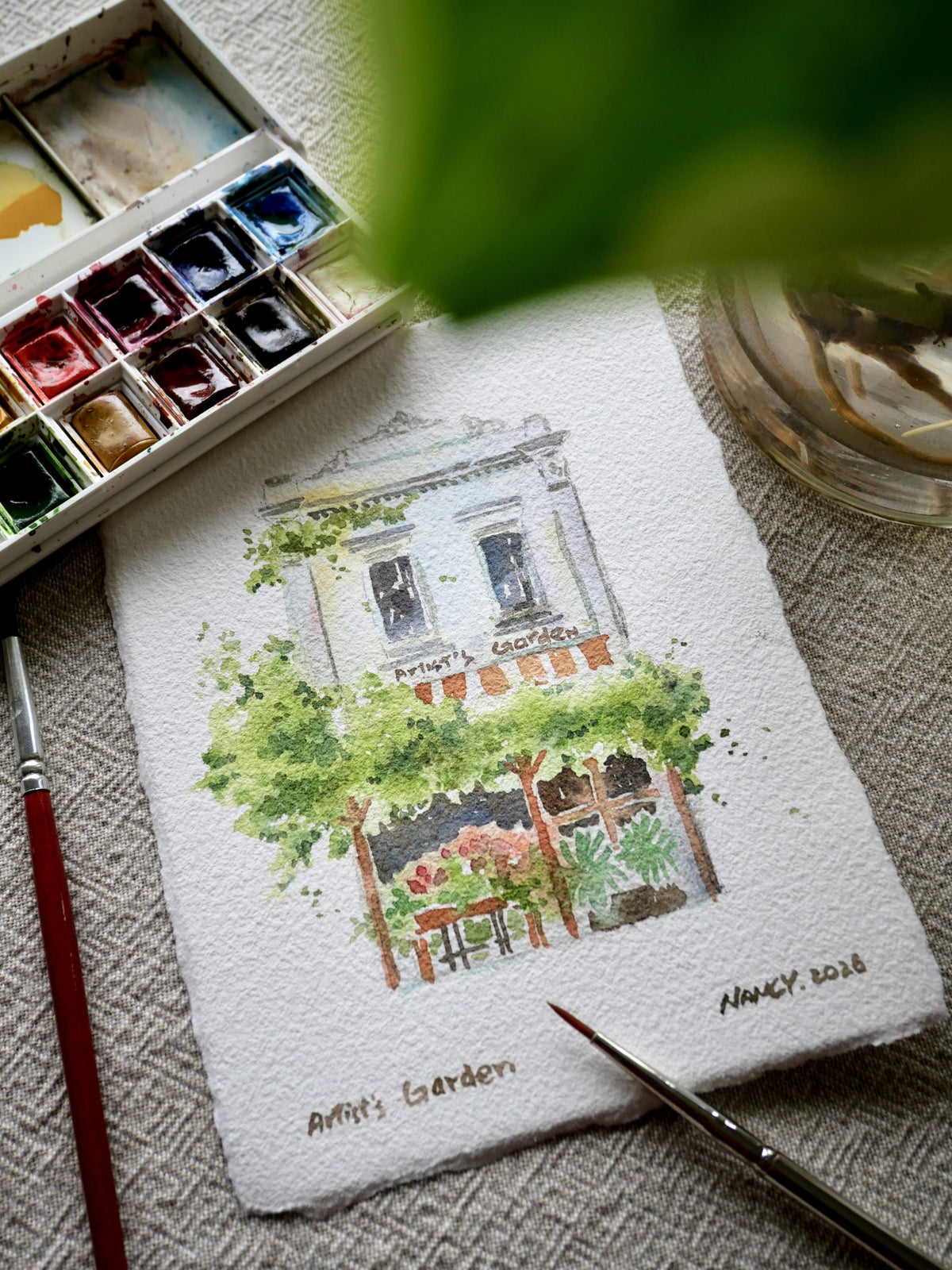 Watercolour workshop 17 October (Sat) | tiny house