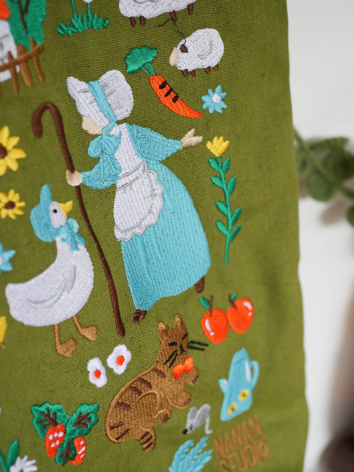 Embroidered Cotton Bag