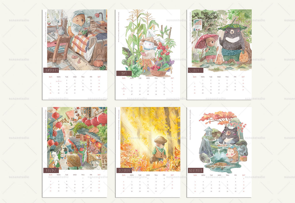 Mr. Otter 2024 Calendar