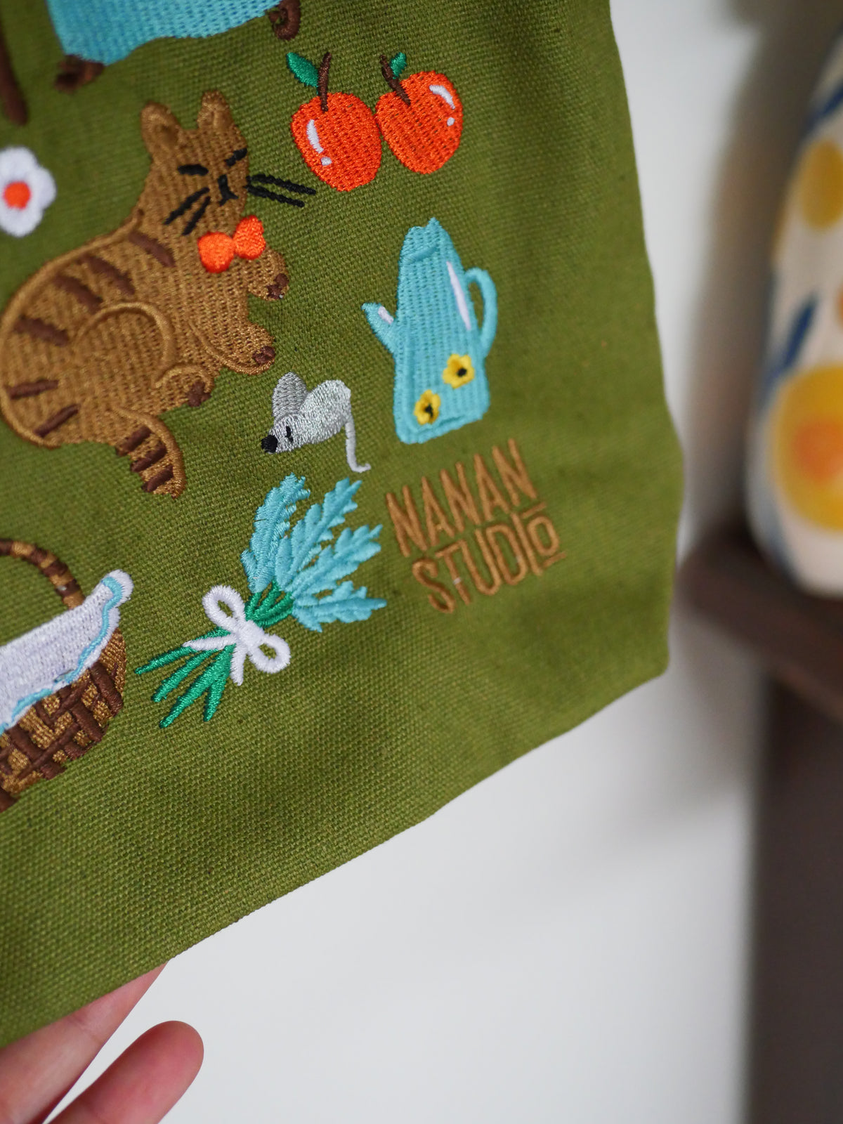 Embroidered Cotton Bag