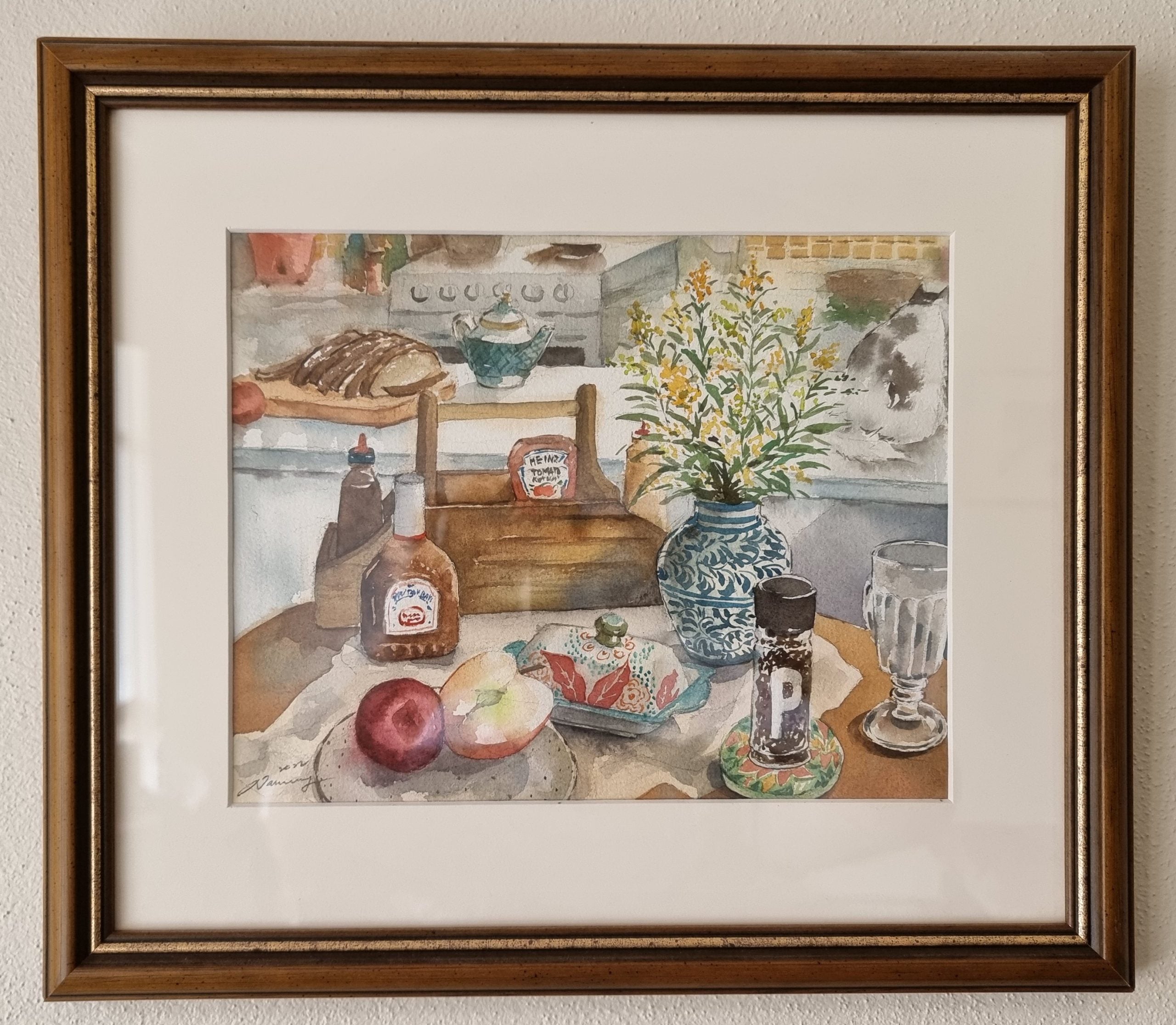 Dining Table | Original Watercolour Painting