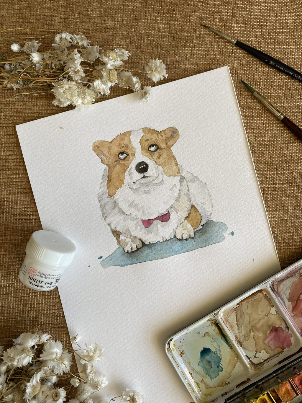 Funny "Sassy Corgi" Greeting Card
