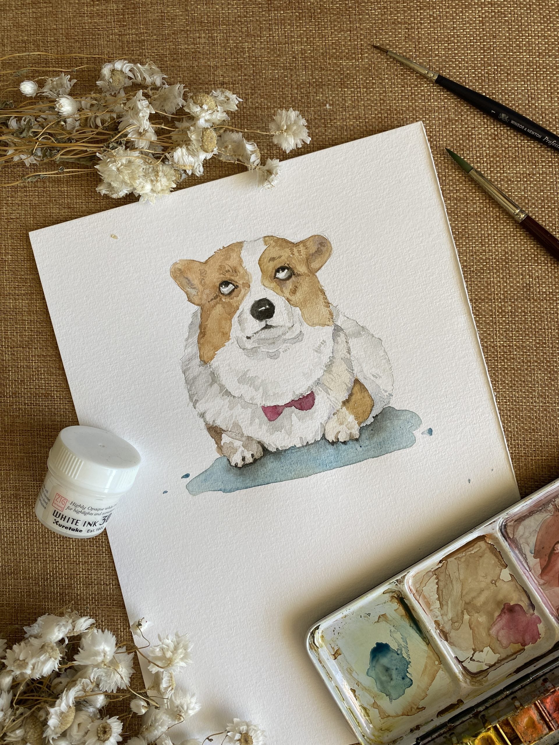 Funny "Sassy Corgi" Greeting Card