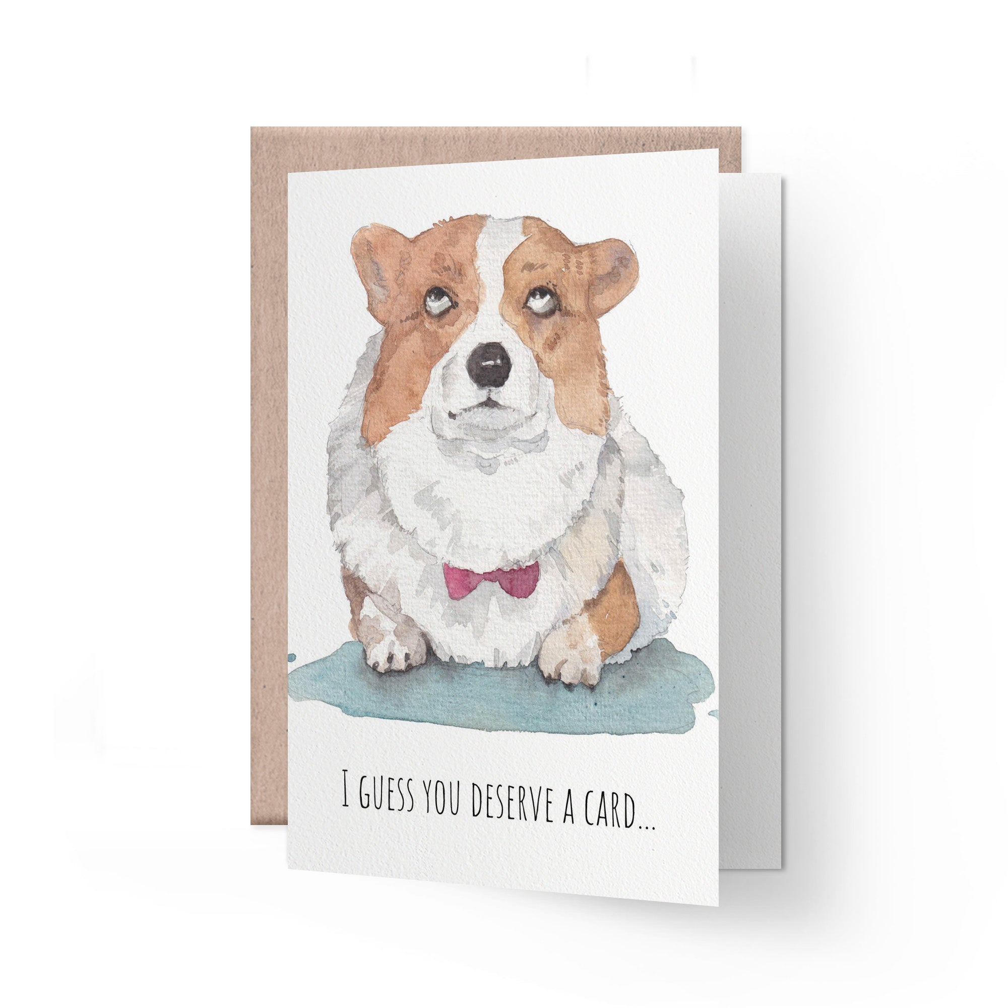 Funny "Sassy Corgi" Greeting Card
