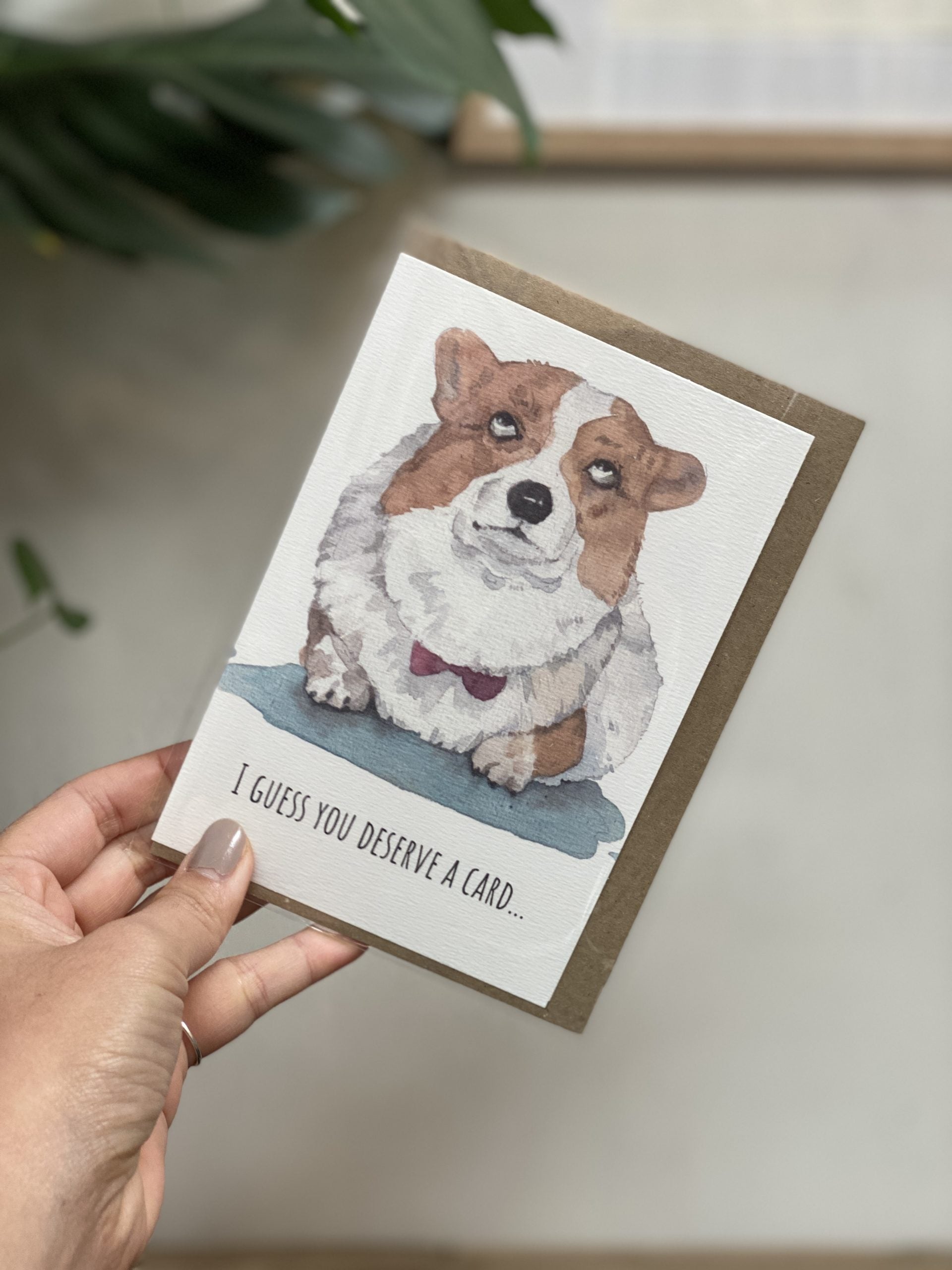 Funny "Sassy Corgi" Greeting Card