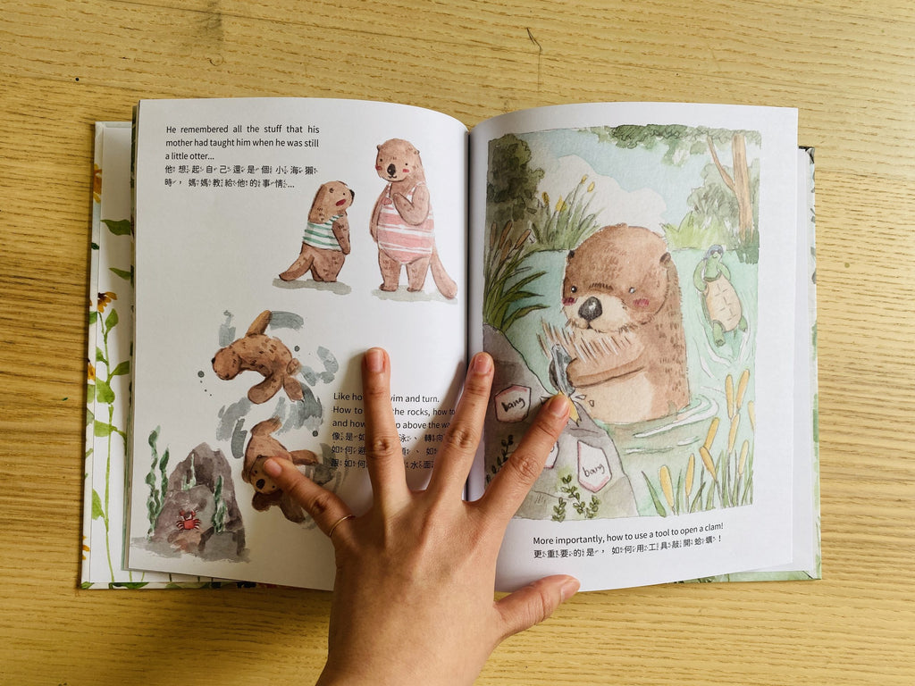 Bilingual Kids book | Mr. Otter's Adventure