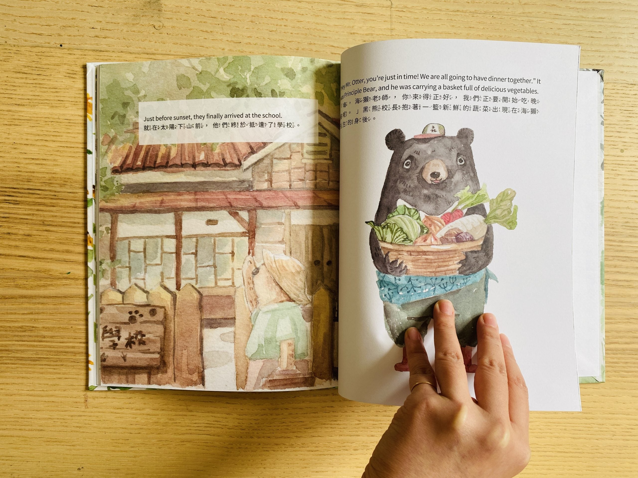 Bilingual Kids book | Mr. Otter's Adventure