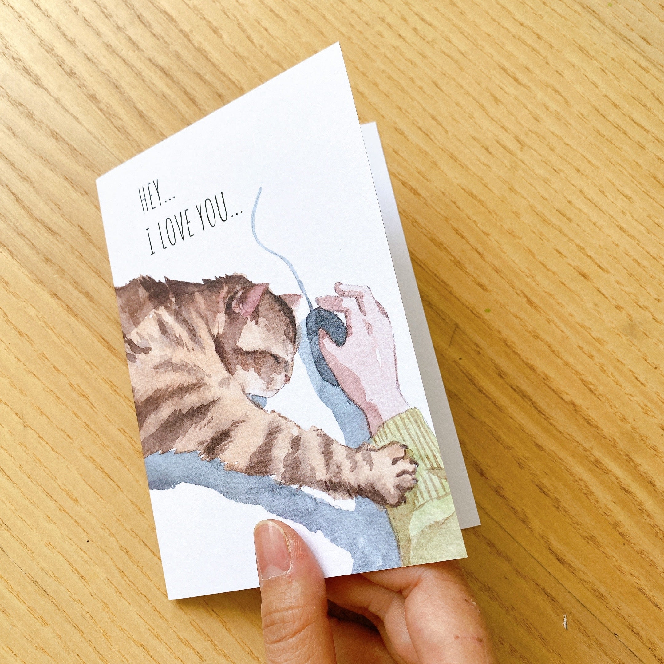 Funny Cat Love Card