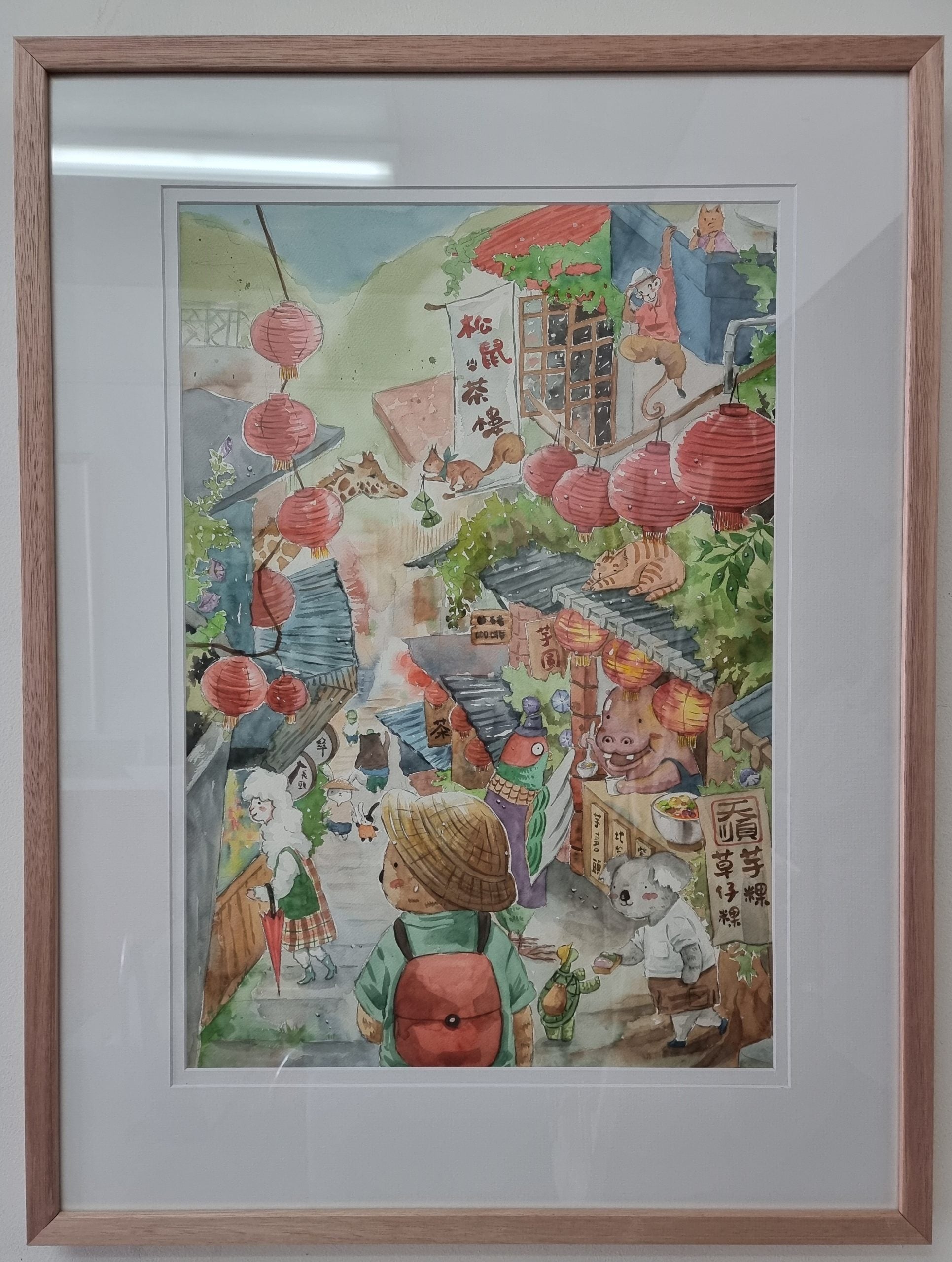 Jiu-Fen OId Street | Original Watercolour Painting