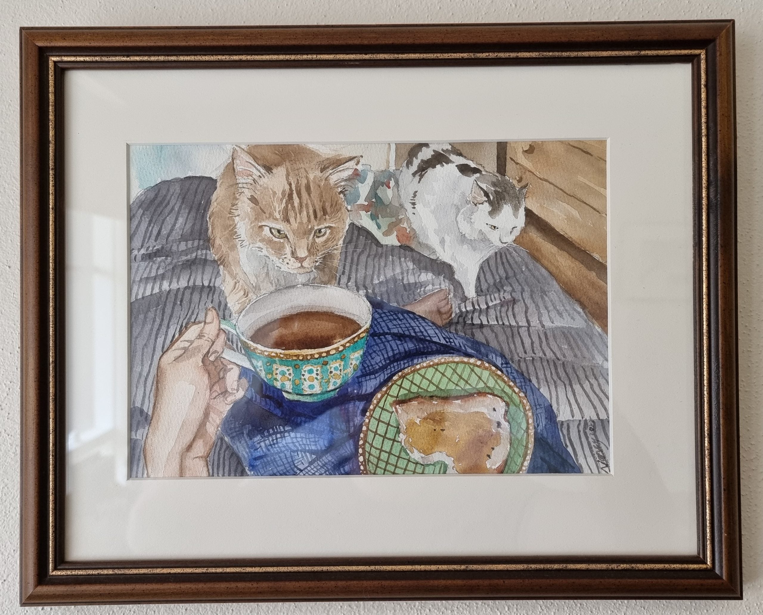 Marching to food | Original Watercolour Painting