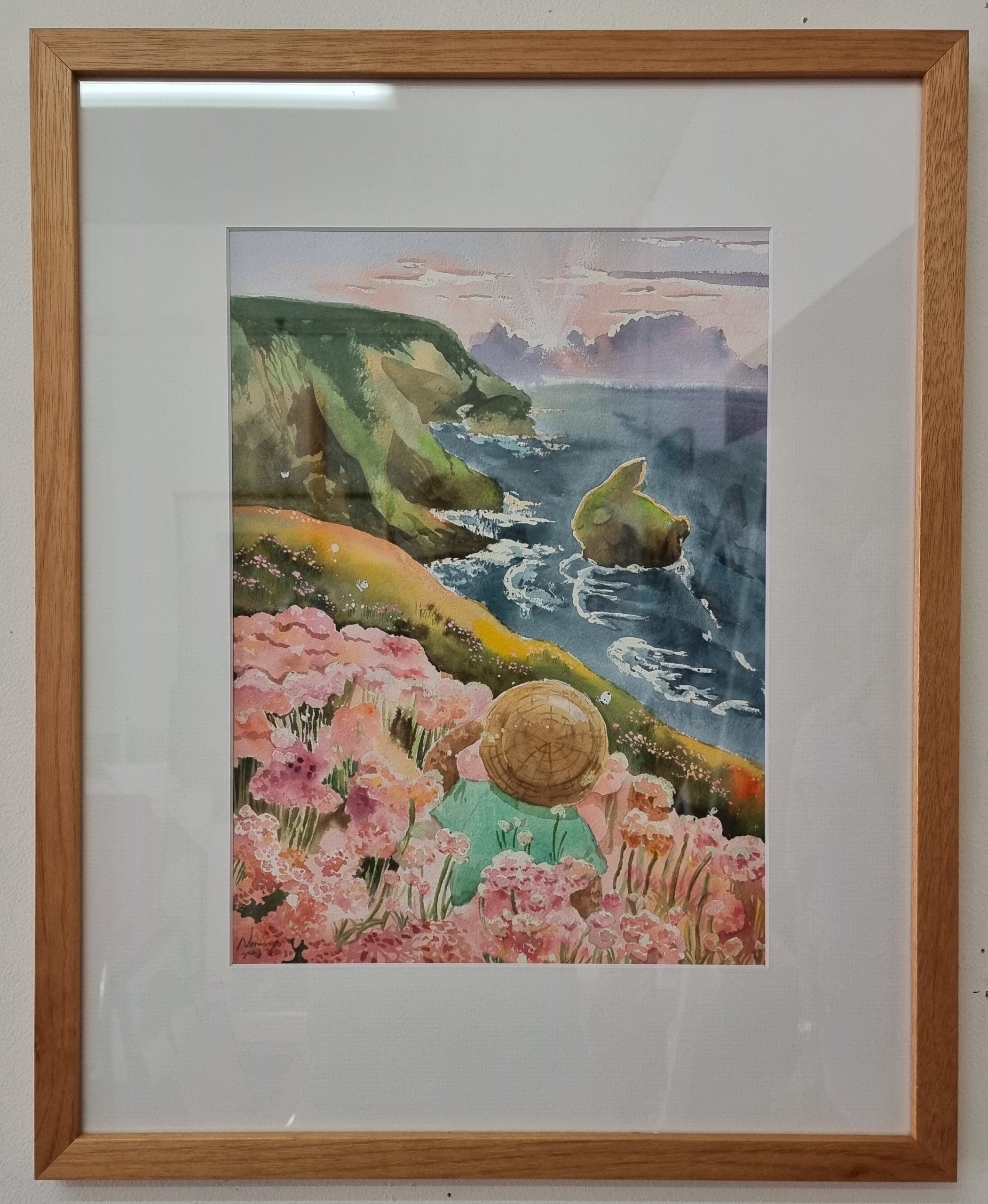 Rabbit Island | Original Watercolour Painting