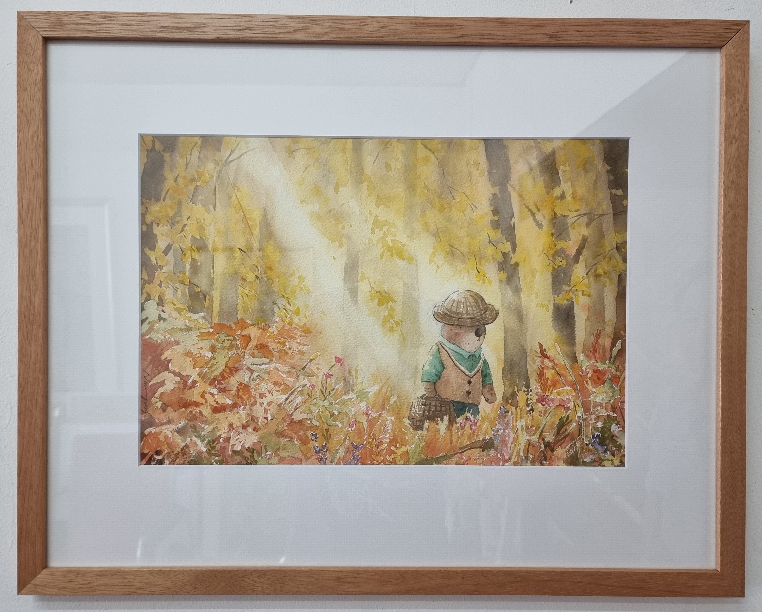 Travel Through Ginko Forest | Original Watercolour Painting