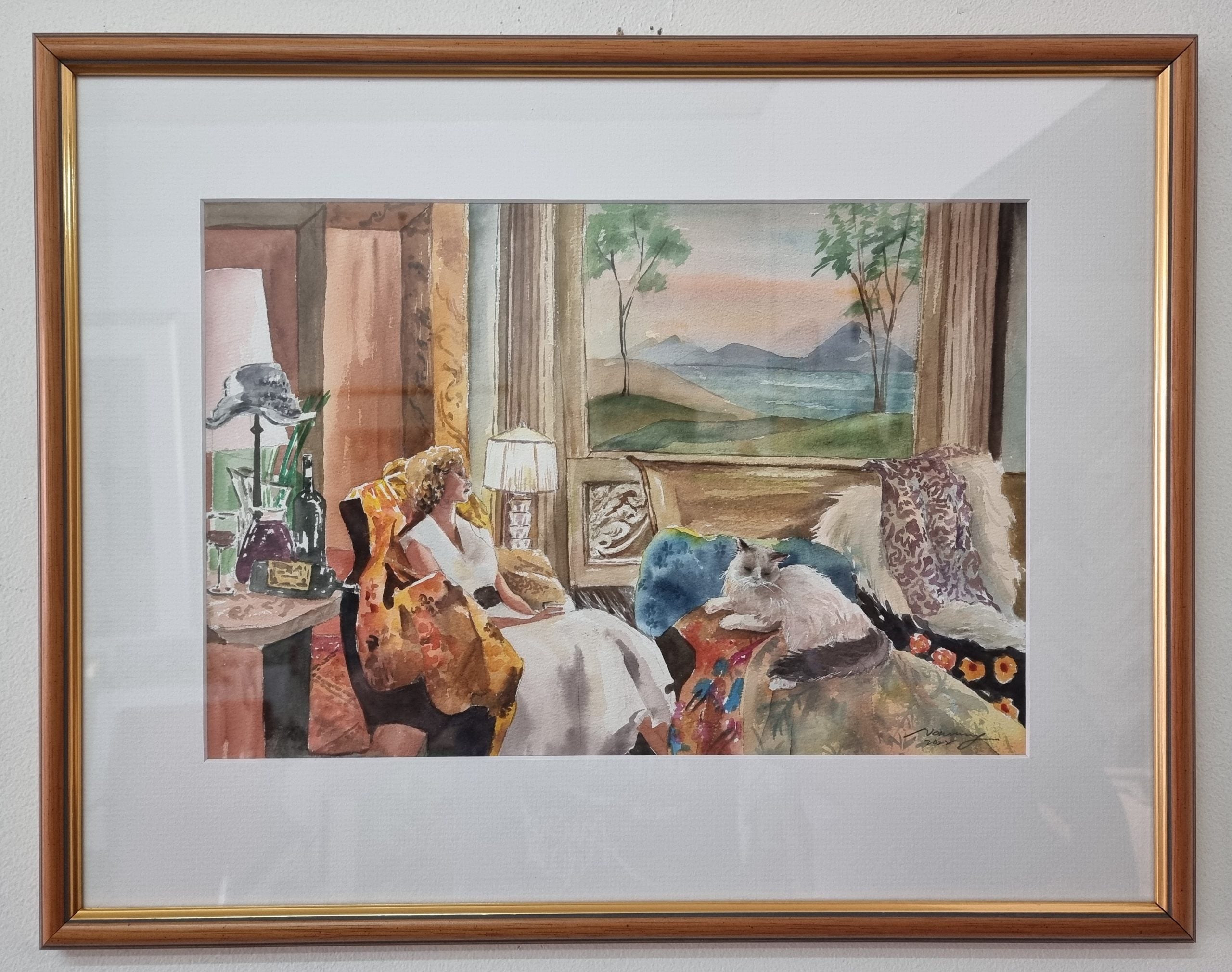 Under the Tascan Sun | Original Watercolour Painting