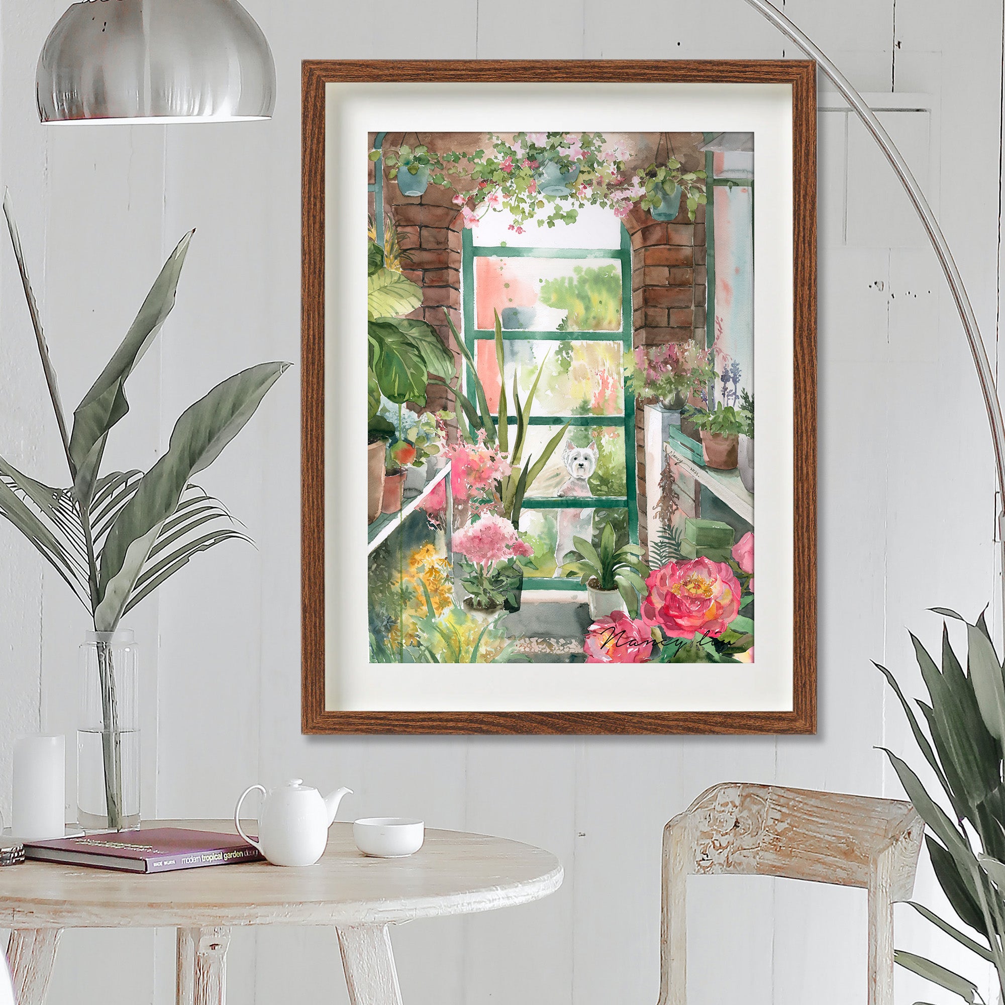 Westie's Gaze | watercolour Giclée fine art print