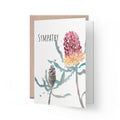 Sympathy Card | watercolour pink banksia