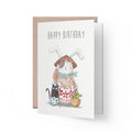 Super cute Birthday Card | farmer rabbit illustration