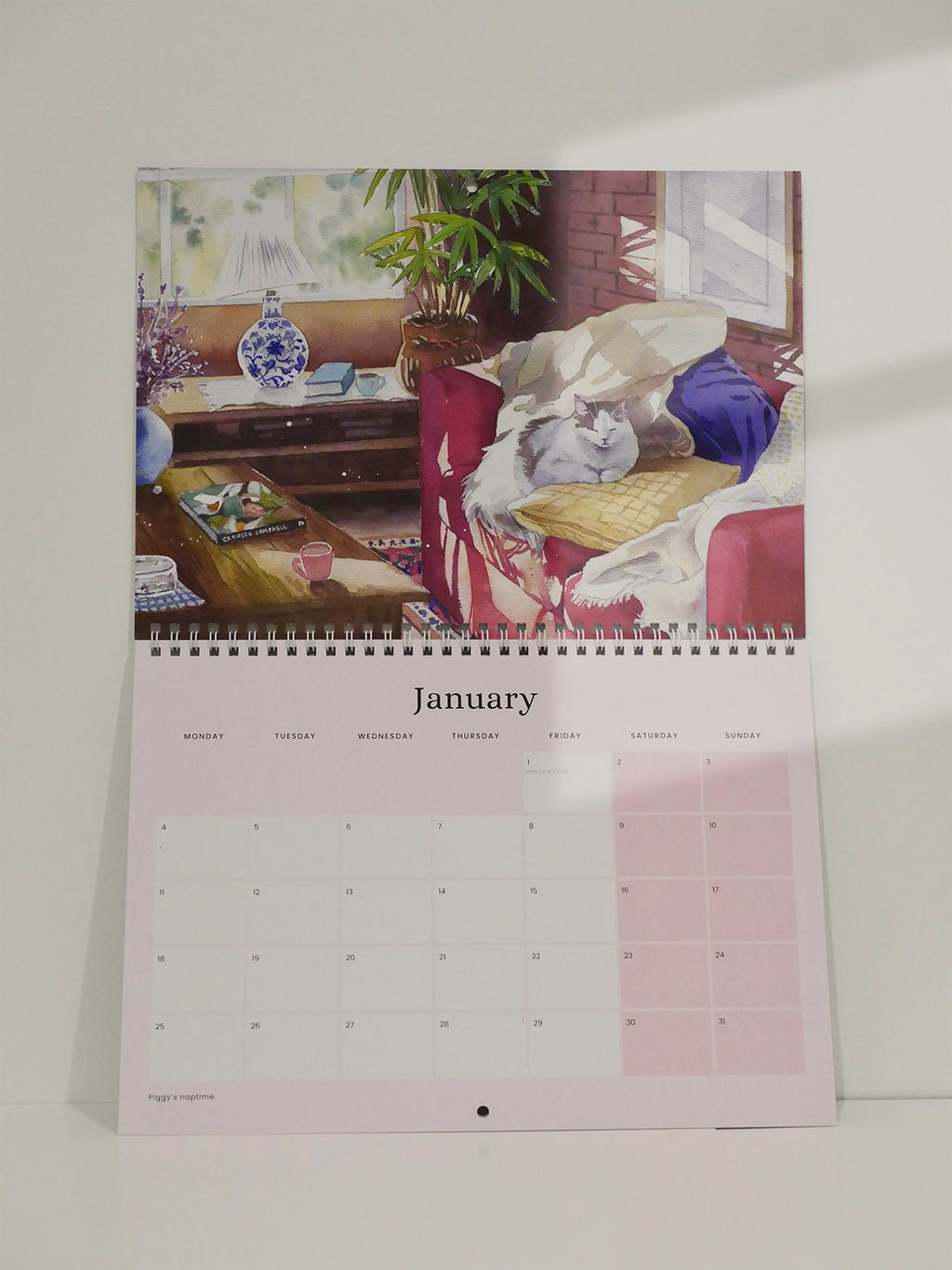 Cat and Home 2027 Wall Calendar | Pre-Order