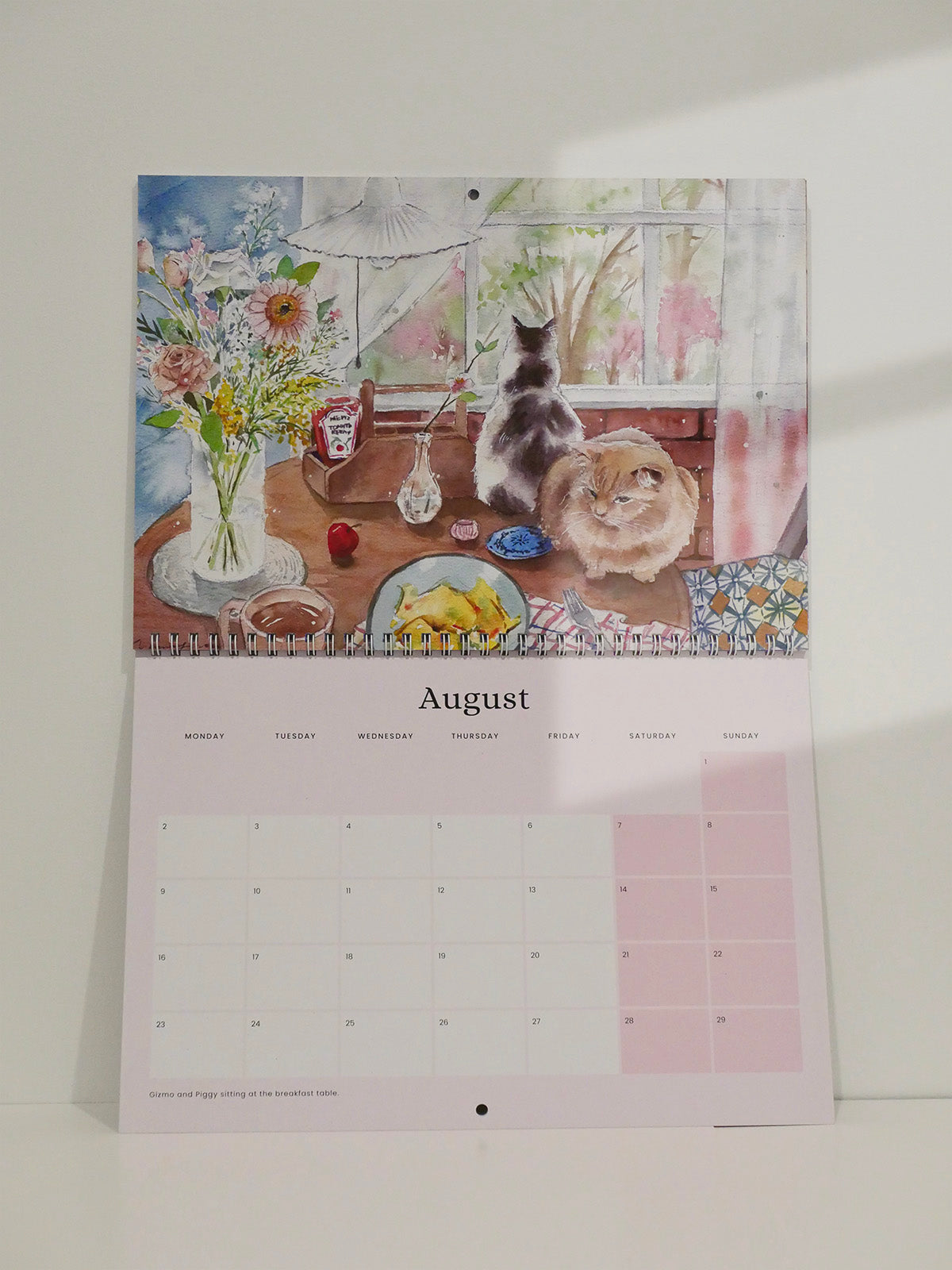 Cat and Home 2027 Wall Calendar | Pre-Order