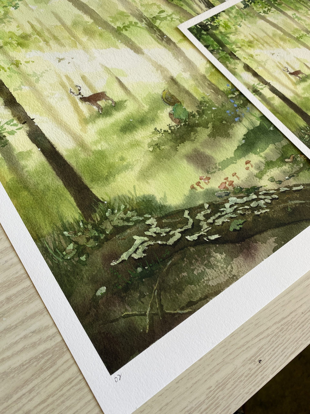 Encounter | watercolour Giclée fine art print