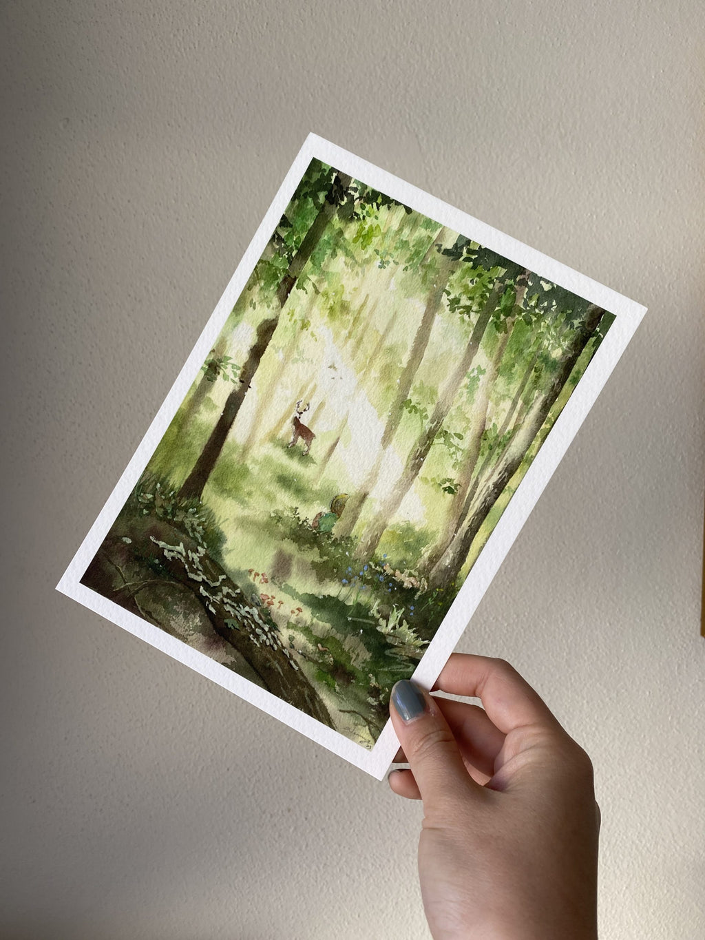 Encounter | watercolour Giclée fine art print
