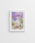 Framed Watercolor Book Sale Mockup