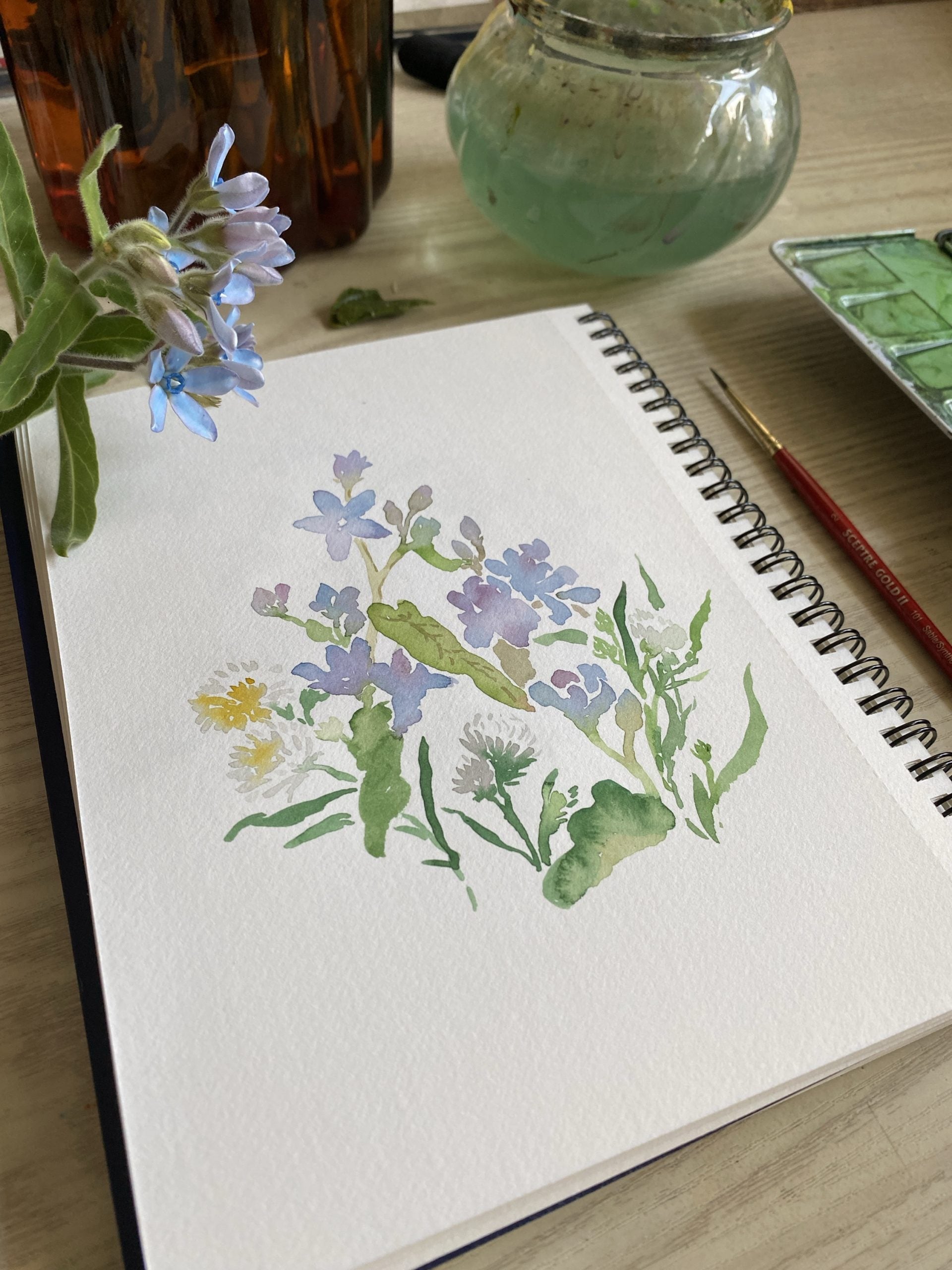 Watercolour workshop 16 June