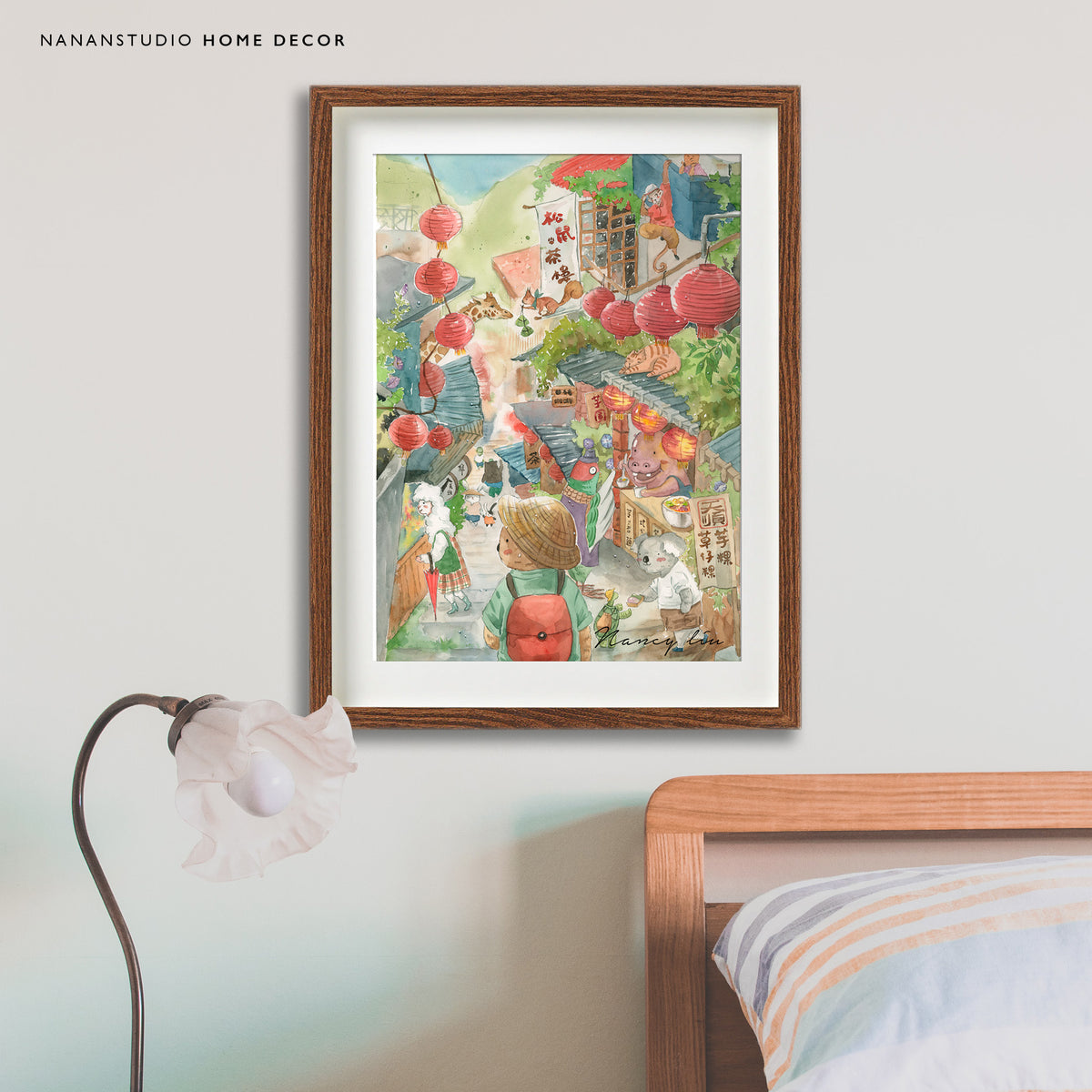 Mr. Otter in Juifen 海獺先生在九分 | Watercolour Art Print