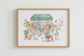 Koala Florist Landscape Frame Zoomed