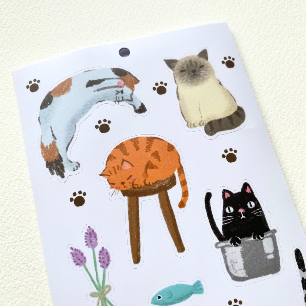 Sticker Sheet-Cat