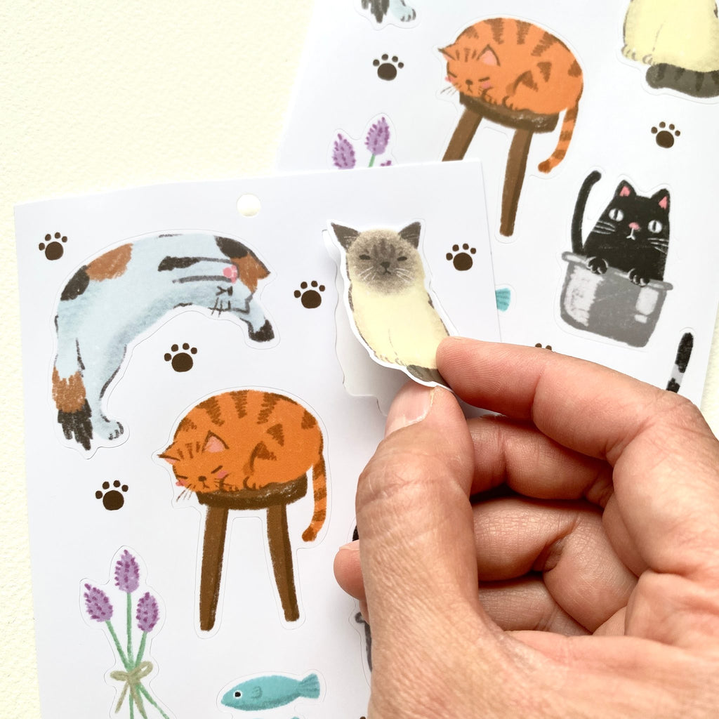 Sticker Sheet-Cat