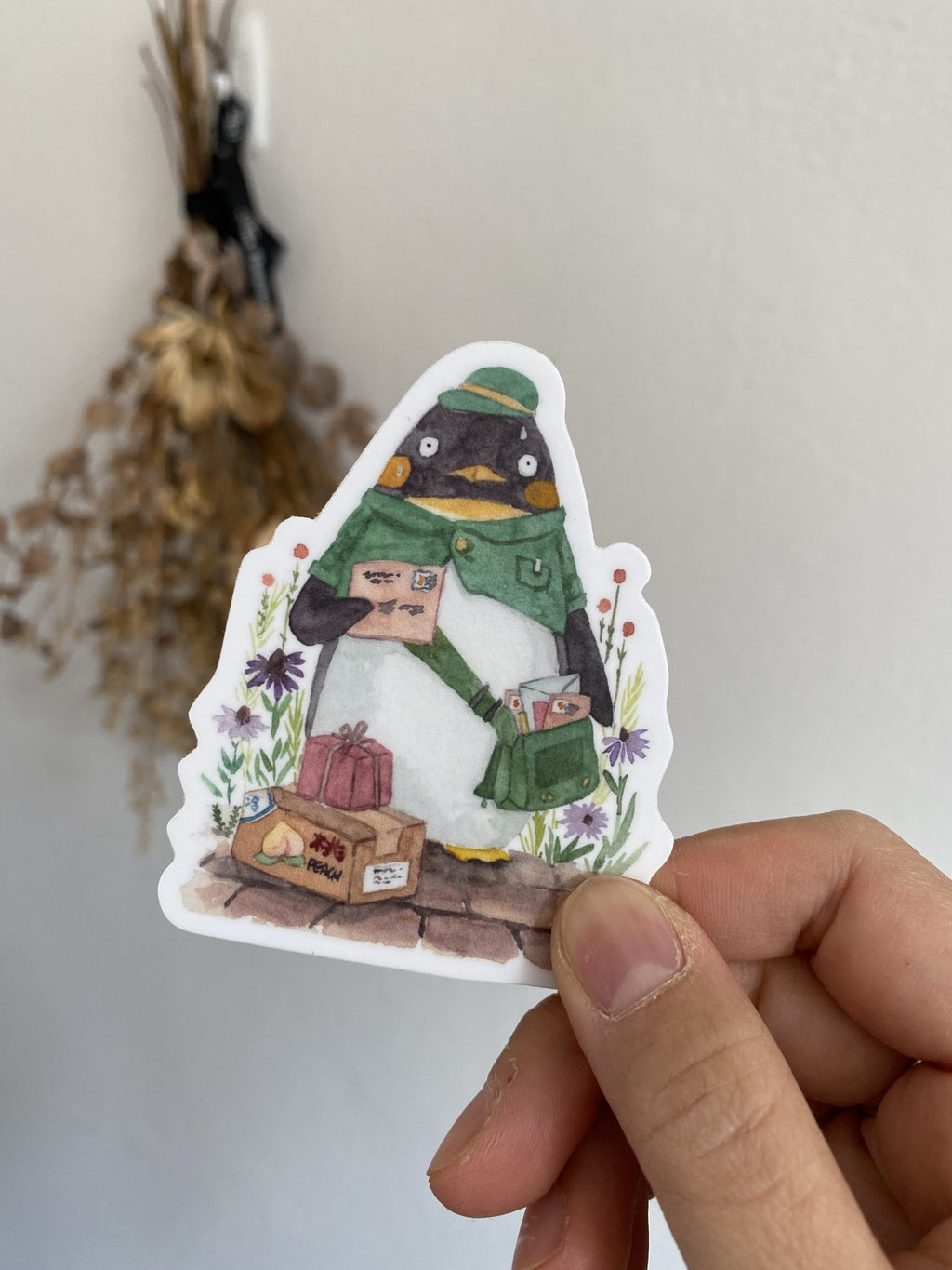 Mr. Otter and his forest friends animal stickers