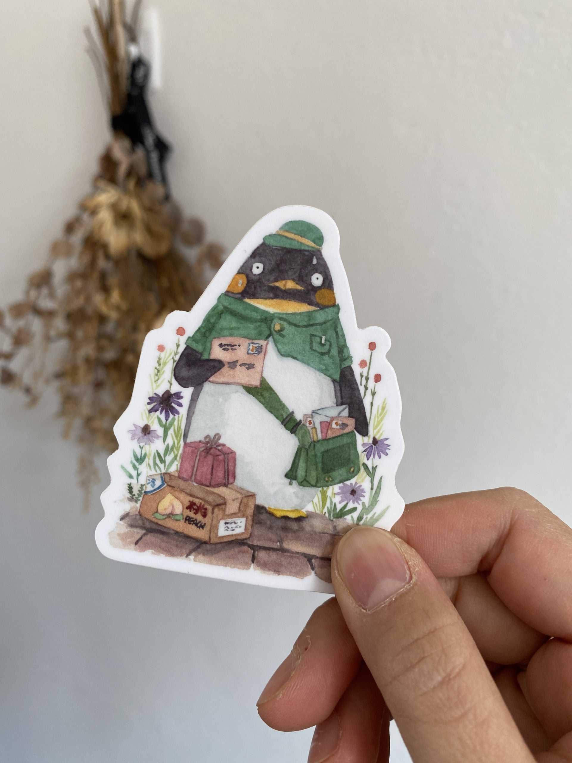 Mr. Otter and his forest friends animal stickers