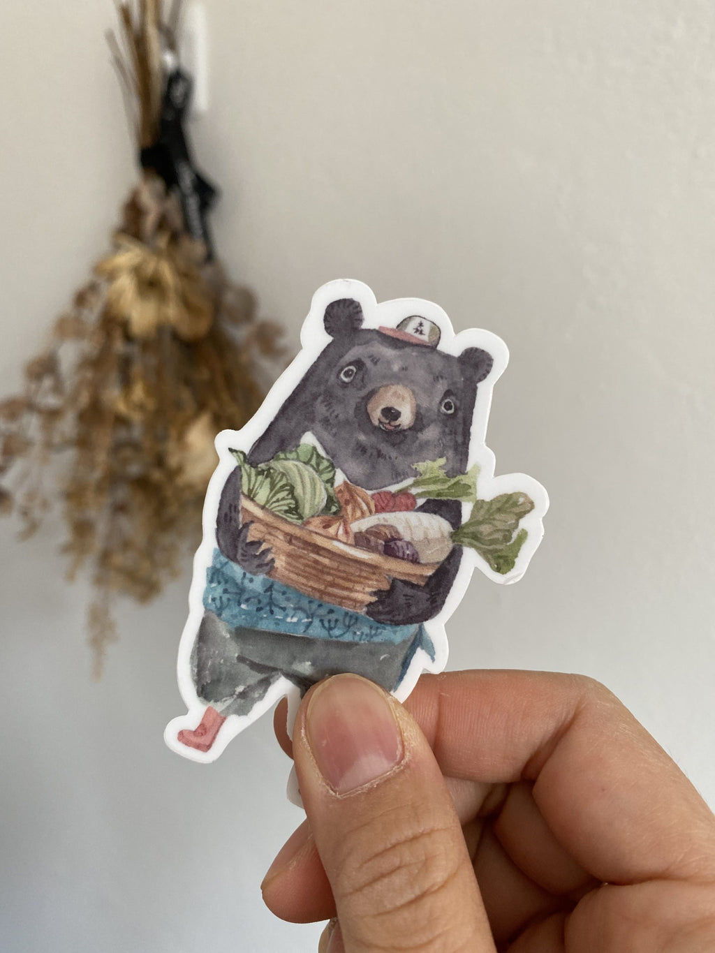 Mr. Otter and his forest friends animal stickers