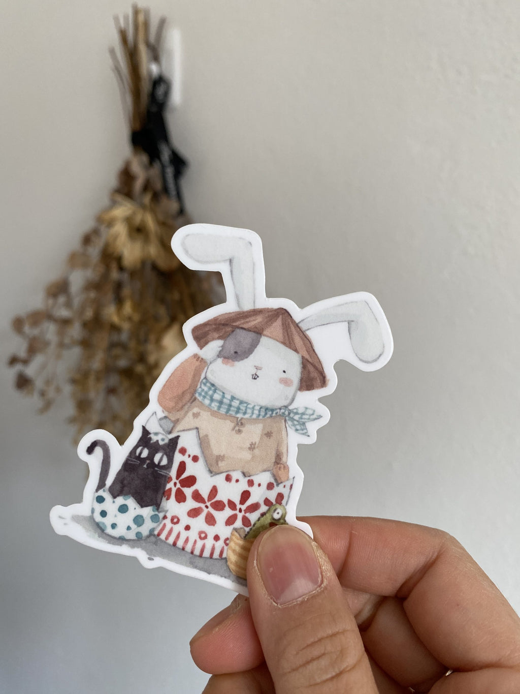 Mr. Otter and his forest friends animal stickers