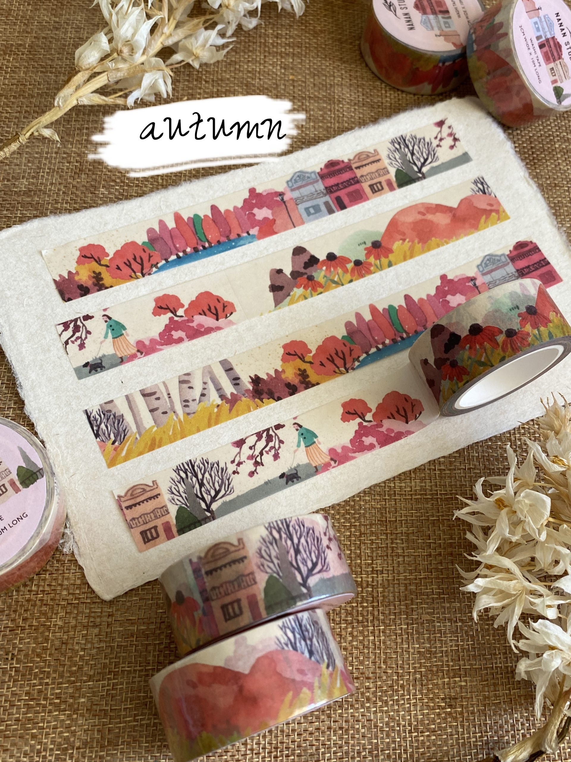 Watercolour Washi Tape-Spring, Autumn, Winter