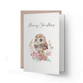 Christmas card | Baby Owl illustration